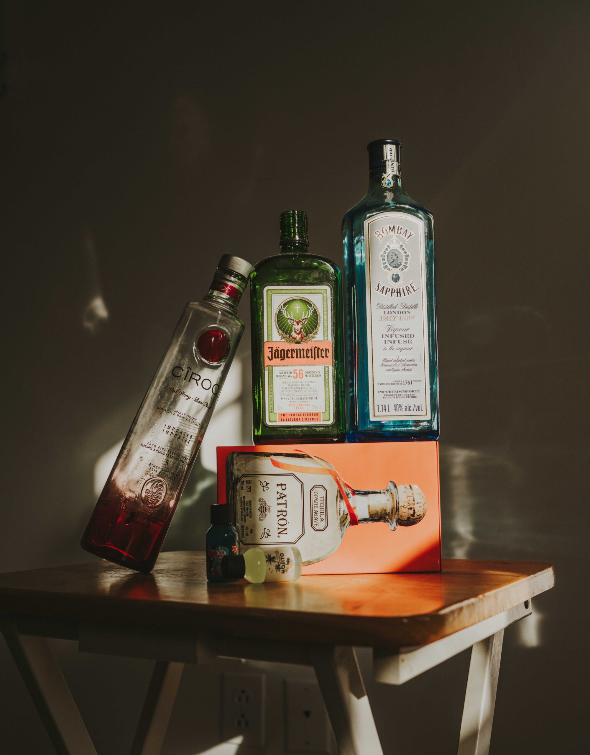 premium liquor guide bottle